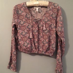 100% cotton multi color girls shirt